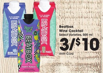Ralphs Beatbox wine cocktail offer