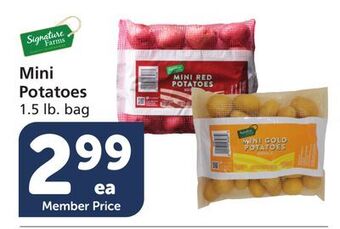 Albertsons Mini potatoes offer