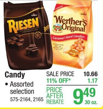 Menards Werther's original caramel hard candies - 30 oz offer