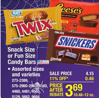 Menards Kit kat snack size bars - 10.78 oz offer