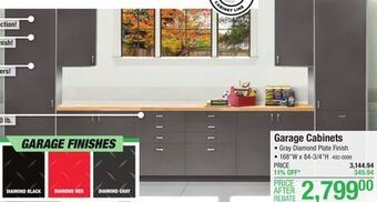 Menards Garage cabinets offer