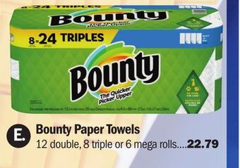 Meijer Bounty paper towels offer