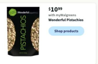 Walgreens Wonderful pistachios offer