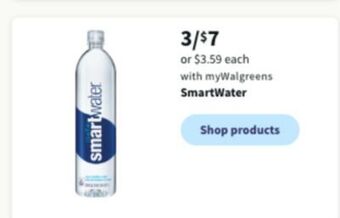 Walgreens Smartwater offer