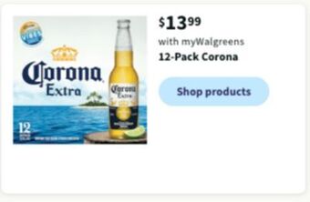 Walgreens 12-pack corona offer