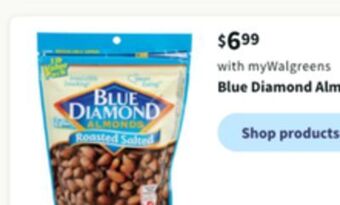 Walgreens Blue diamond almonds offer