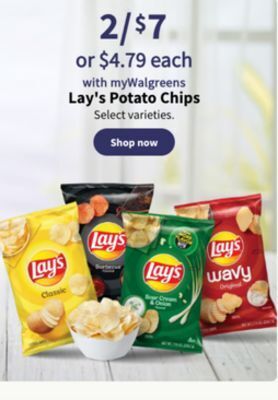Walgreens Lay's potato chips offer