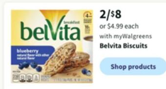 Walgreens Belvita biscuits offer