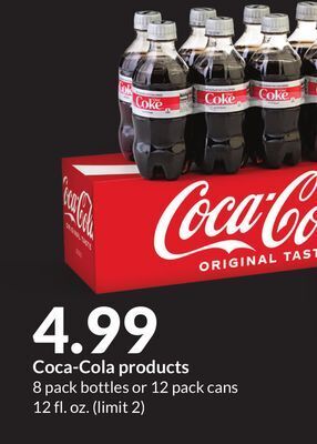 Hy-Vee Coca-cola products offer