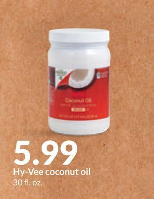 Hy-Vee Hy-vee coconut oil offer