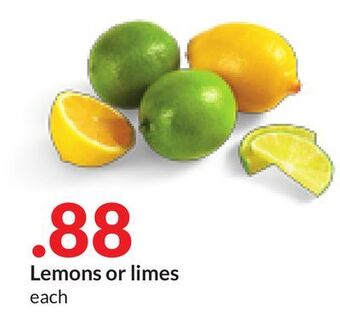 Hy-Vee Lemons or limes offer