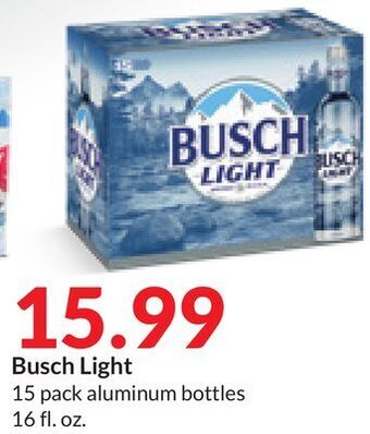 Hy-Vee Busch light offer