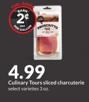 Hy-Vee Culinary tours sliced charcuterie offer
