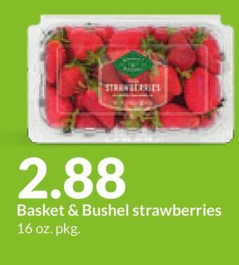 Hy-Vee Basket & bushel strawberries offer