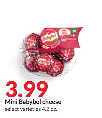 Hy-Vee Mini babybel cheese offer