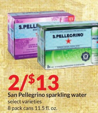 Hy-Vee San pellegrino sparkling water offer