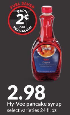 Hy-Vee Hy-vee pancake syrup offer