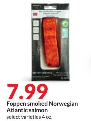 Hy-Vee Foppen smoked norwegian atlantic salmon offer