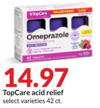 Hy-Vee Topcare acid relief offer