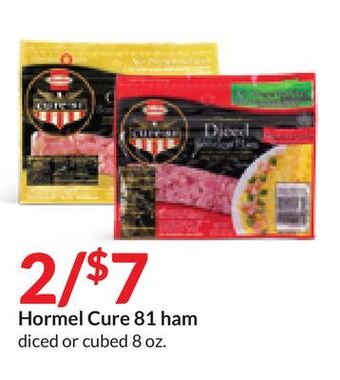 Hy-Vee Hormel cure 81 ham offer