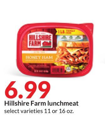 Hy-Vee Hillshire farm lunchmeat offer