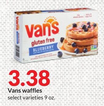 Hy-Vee Vans waffles offer