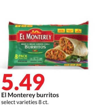 Hy-Vee El monterey burritos offer