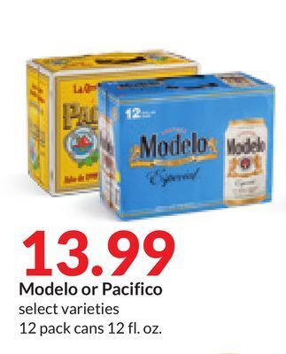 Hy-Vee Modelo or pacifico offer