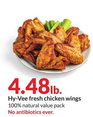 Hy-Vee Hy-vee fresh chicken wings offer