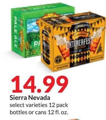 Hy-Vee Sierra nevada offer