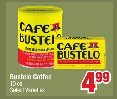 Jewel-Osco Bustelo coffee offer
