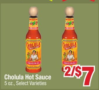 Jewel-Osco Cholula hot sauce offer