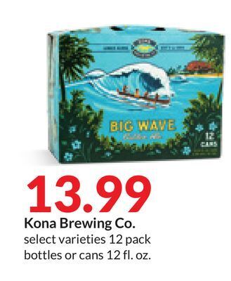 Hy-Vee Kona brewing co offer