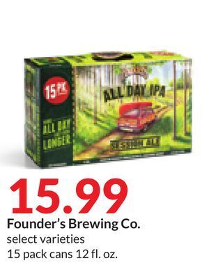 Hy-Vee Founder's brewing co offer