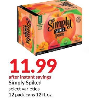 Hy-Vee Simply spiked offer