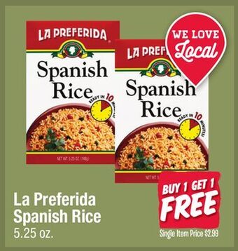 Jewel-Osco La preferida spanish rice offer