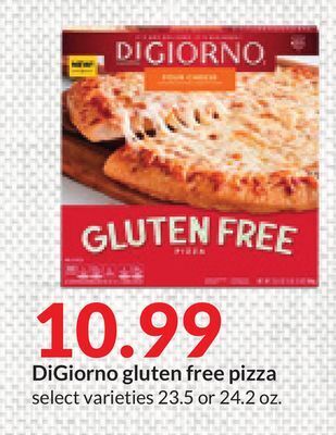 Hy-Vee Digiorno gluten free pizza offer