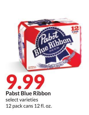Hy-Vee Pabst blue ribbon offer