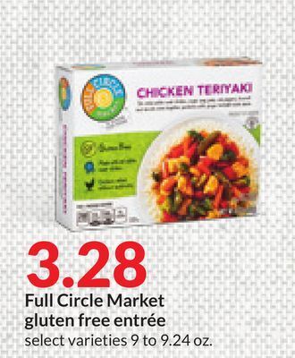 Hy-Vee Full circle market gluten free entrée offer