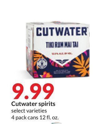 Hy-Vee Cutwater spirits offer