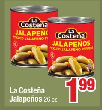 Jewel-Osco La costeña jalapeños offer