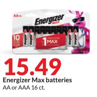 Hy-Vee Energizer max batteries offer