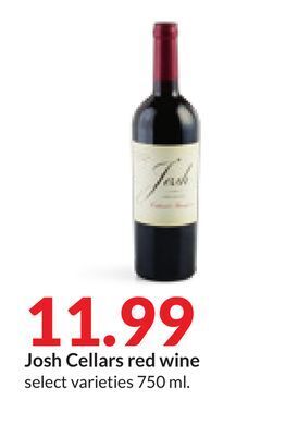 Hy-Vee Josh cellars red wine offer