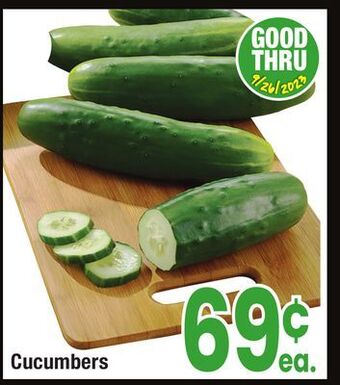 Jewel-Osco Cucumbers offer