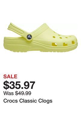 Dick's Sporting Goods Crocs classic clogs offer