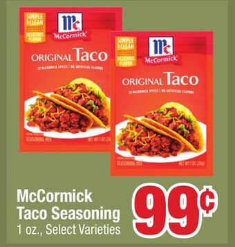 Jewel-Osco Mccormick taco seasoning offer