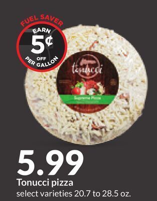 Hy-Vee Tonucci pizza offer