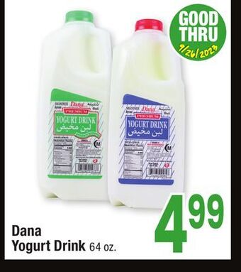 Jewel-Osco Dana yogurt drink offer