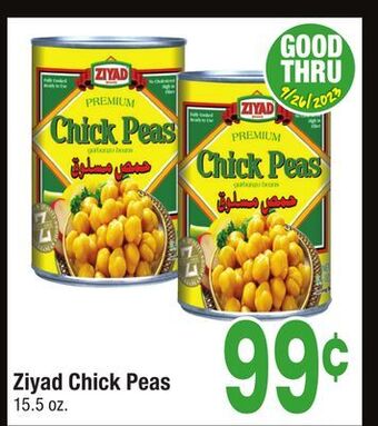 Jewel-Osco Ziyad chick peas offer