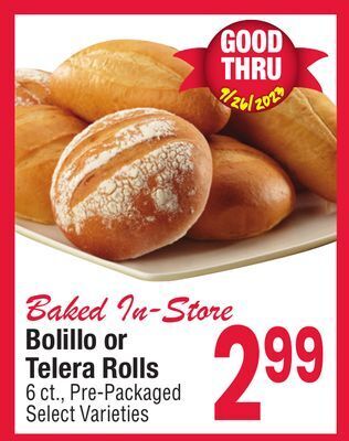 Jewel-Osco Bolillo or telera rolls offer